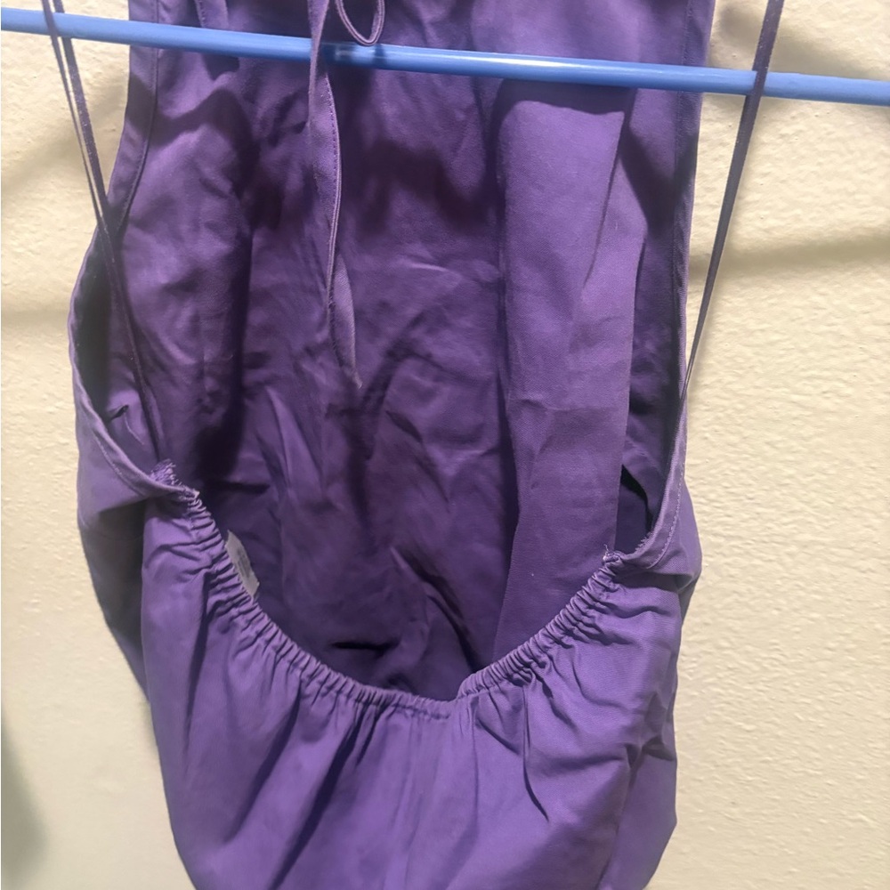 INC Purple Halter Top - Picture 6 of 8